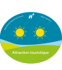Official classification of an attraction in Wallonia - 2 suns