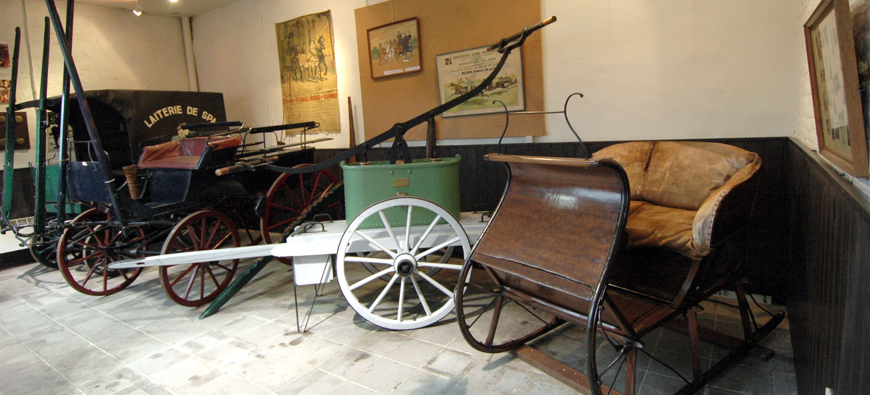 Carriages at the Horse Museum in Spa 